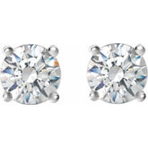 Platinum 2 CTW Natural Diamond Cocktail-Style Earrings